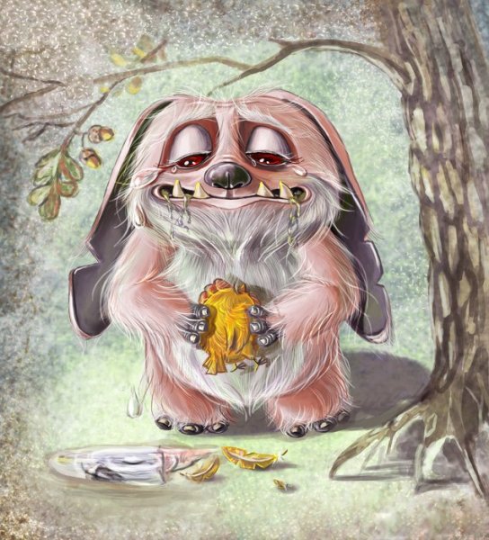 Злой заяц из мультика