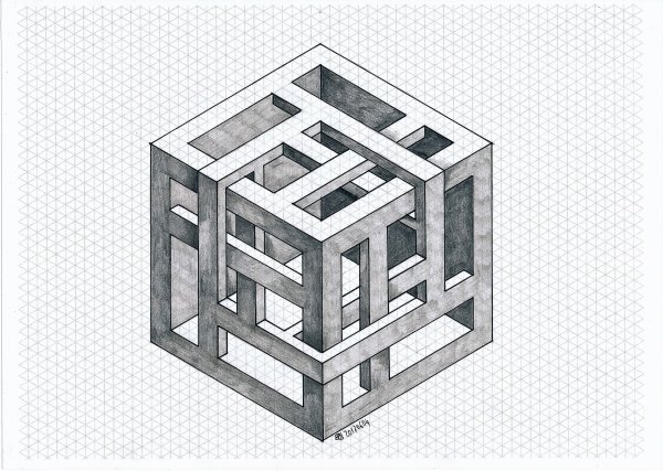 Невозможные фигуры Эшера