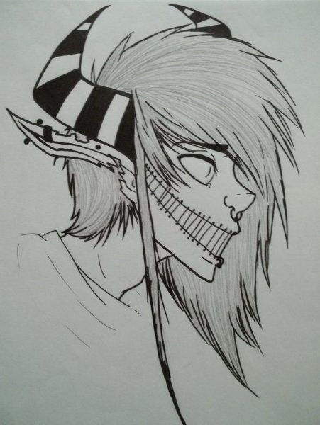 Страшные раскраски