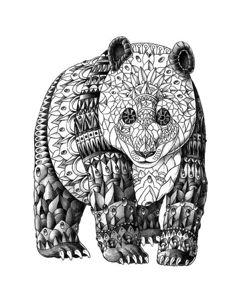 Медведь Зентангл