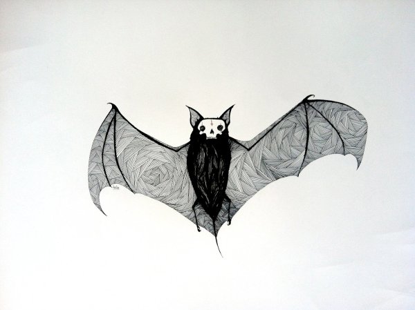 Летучие мыши арт готические