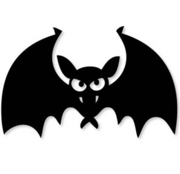 Летучая мышь вытынанка