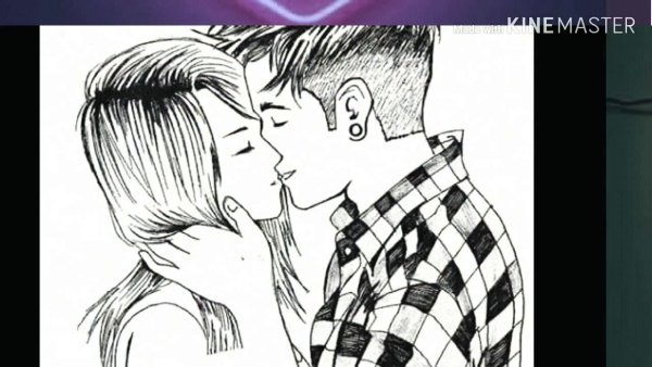 Нарисованные влюбленные пары