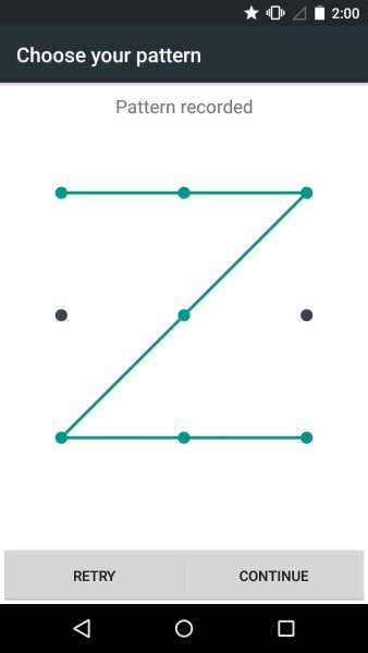 Пароли для графического ключа 3х3