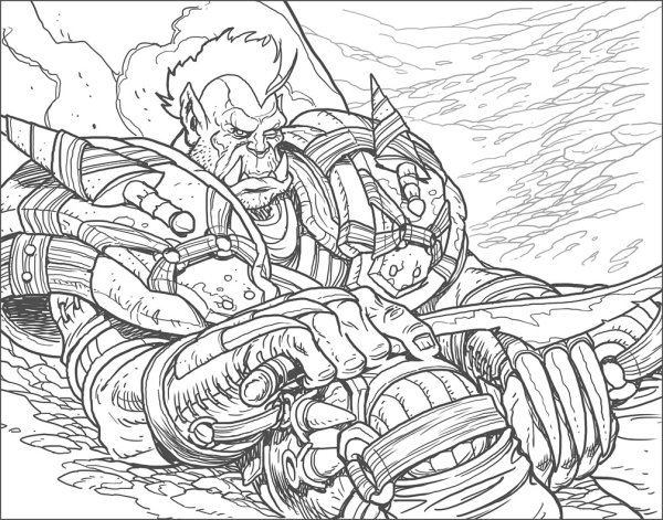 Рисунки карандашом в стиле фэнтези