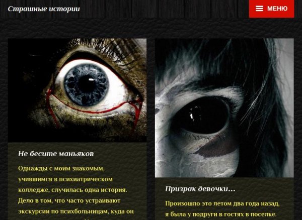 Страшилки жуткие истории
