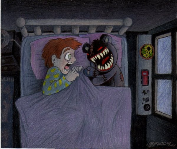 Детские рисунки ужастики