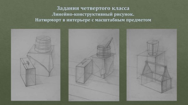 Линейно конструктивный рис Строгановка