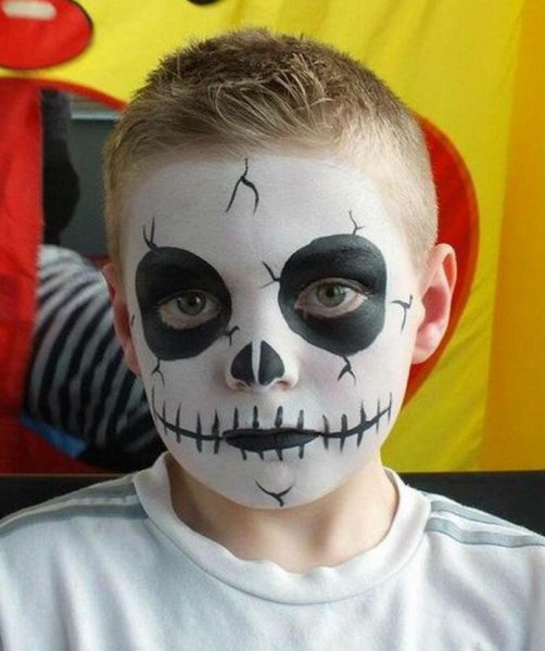 Аквагрим для мальчиков страшные