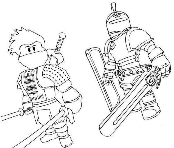 РОБЛОКС рисунки для срисовки