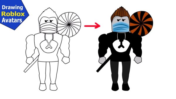 РОБЛОКС рисунок РОБЛОКС