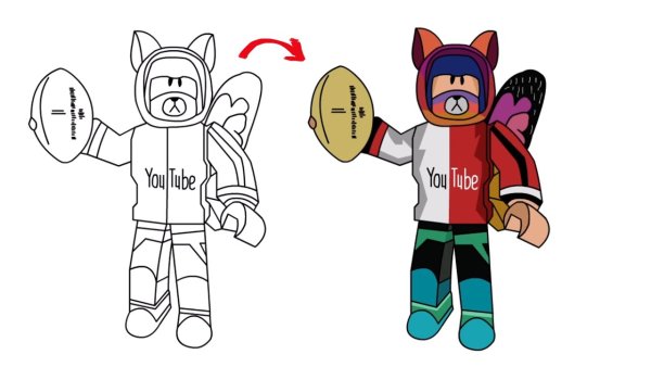 Раскраска аватар в РОБЛОКСЕ