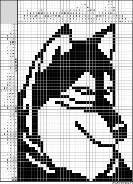 Рисунки по клеткам черно белые
