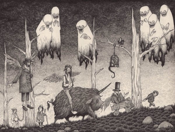 Рисунки потустороннего мира