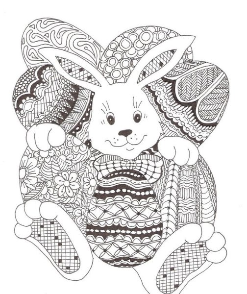 Раскраска дудлинг для детей