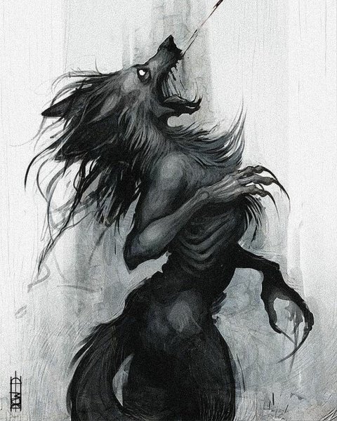 Серия сюжетных картинок страшный зверь