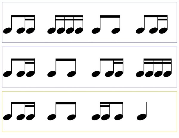 Сольфеджио ритмические упражнения