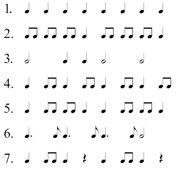 Ритмические карточки