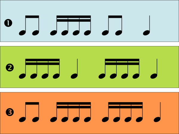 Sol-fa ритмические карточки