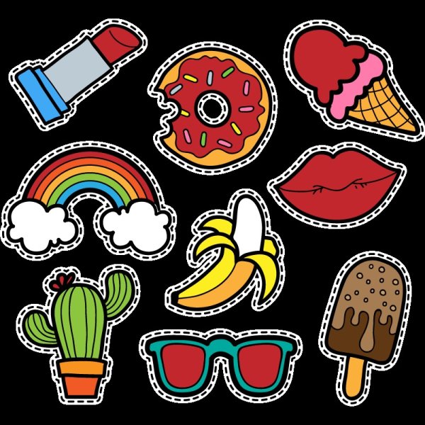 Наклейки для срисовки