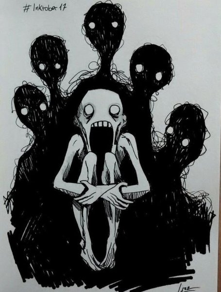 Странные рисунки карандашом