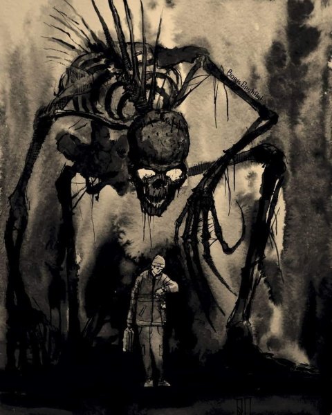 Мрачные рисунки карандашом