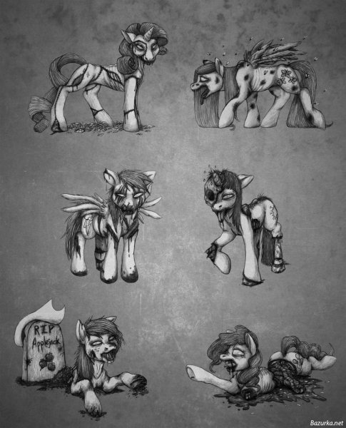 МЛП крипипаста Эппл Блум