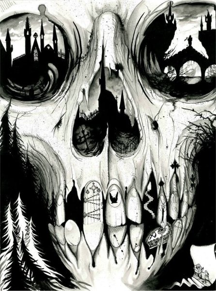 Богиня смерти Хель эскиз