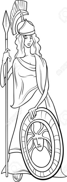 Посейдон Бог древней Греции рисунок