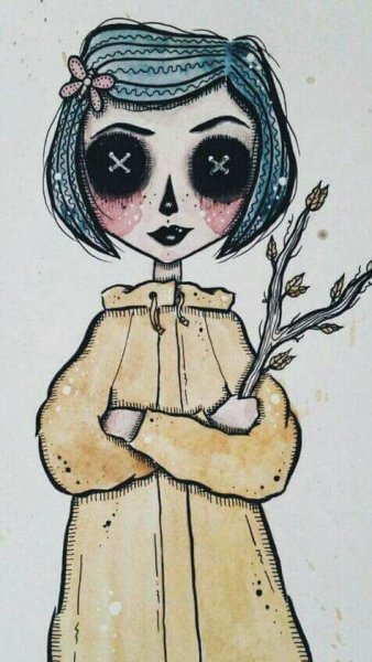 Тим Бертон арт Коралина