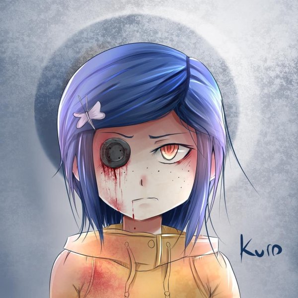 Коралина аниме арт