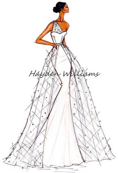 Наброски платьев