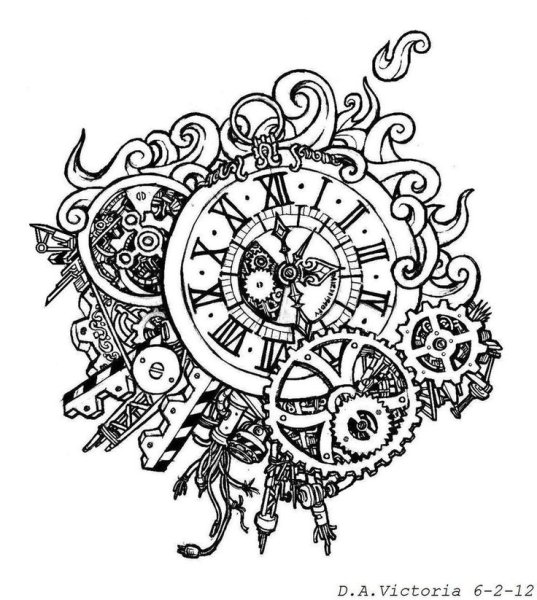 Стимпанк узоры