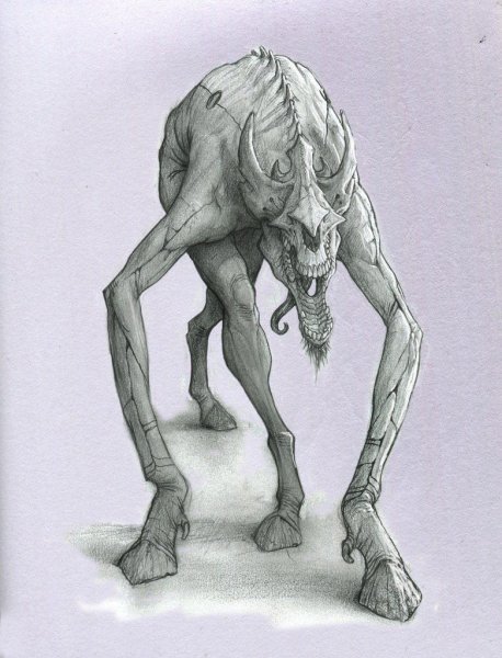 Мифические существа зарисовки