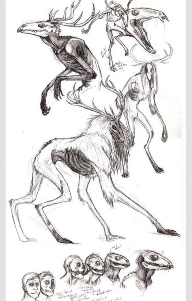 Существа карандашом