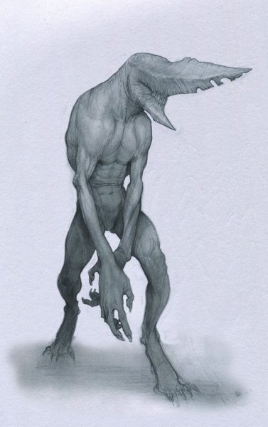 Мистические существа карандашом