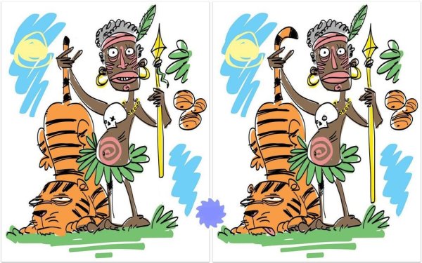 Найди 10 отличий