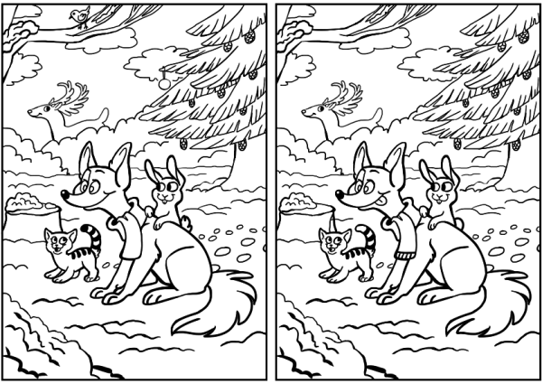 Найди 10 отличий