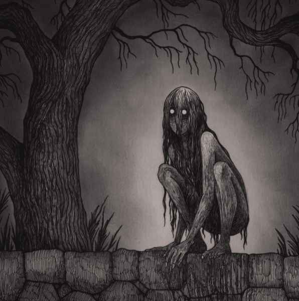 Мифические существа карандашом жуткие