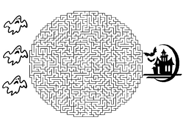 Лабиринт сложный