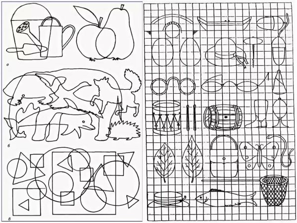 Задания на пространственное восприятие для дошкольников