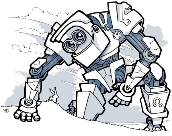 Боевые роботы для срисовки