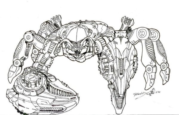 Человекоподобный робот для рисования