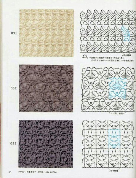 Узоры крючком