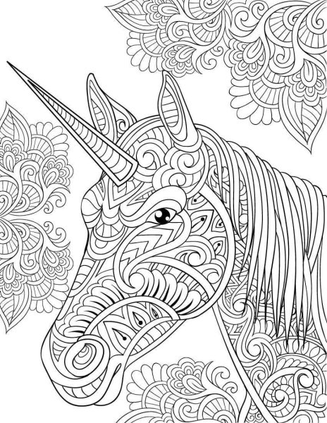 Раскраска антистресс Лев