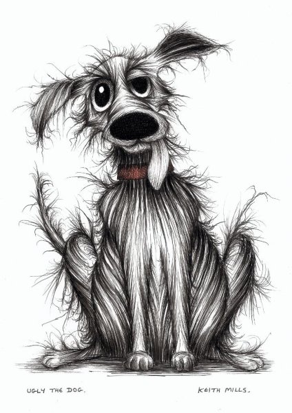 Скетч страшная собака