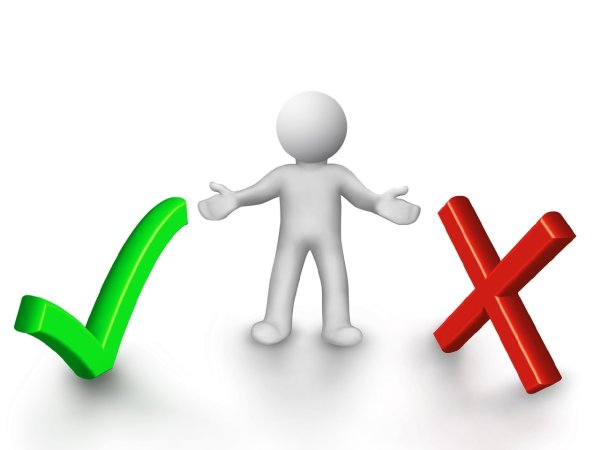 Правильный и неправильный выбор