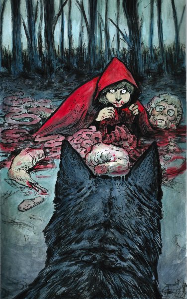 Красная шапочка волк гуро