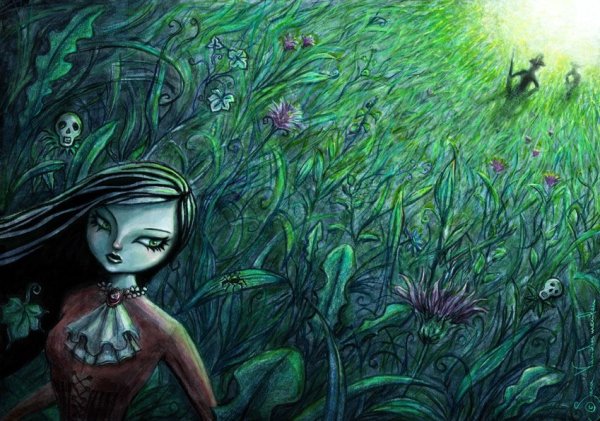 Страшные иллюстрации к сказкам