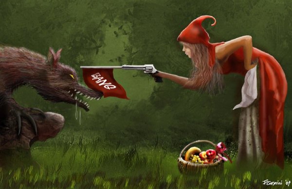 Красная шапочка и серый волк